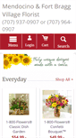Mobile Screenshot of mendocinoflowers.com